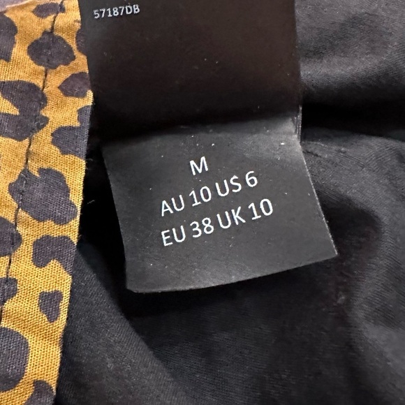 BARDOT Leopard Print Mini Dress size M - Picture 7 of 11